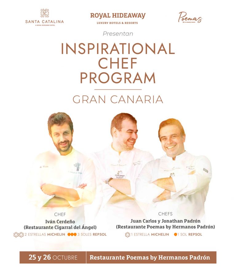 Iván Cerdeño + Hermanos Padrón, Inspirational Chef Gran Canaria, 25 y 26 de octubre de 2022